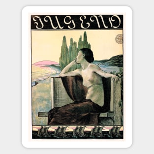 Jugend Cover, 1896 Sticker